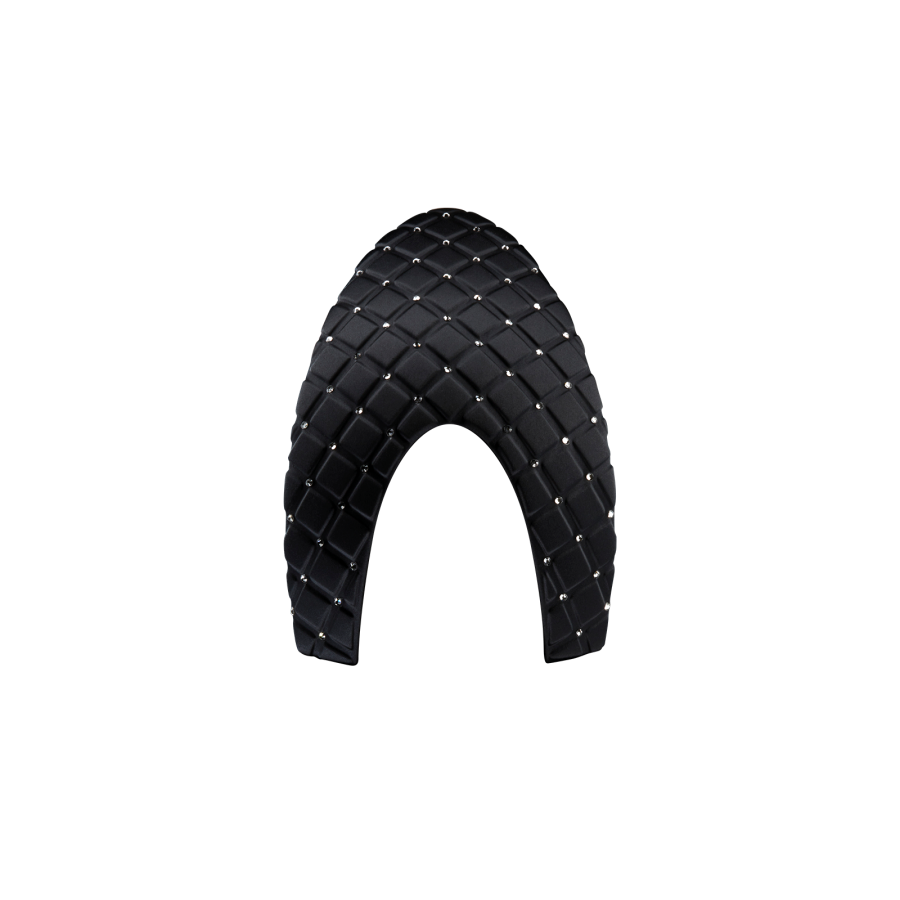 Kep Box Front Insert Milano Cross Black Swaroski Silver Night