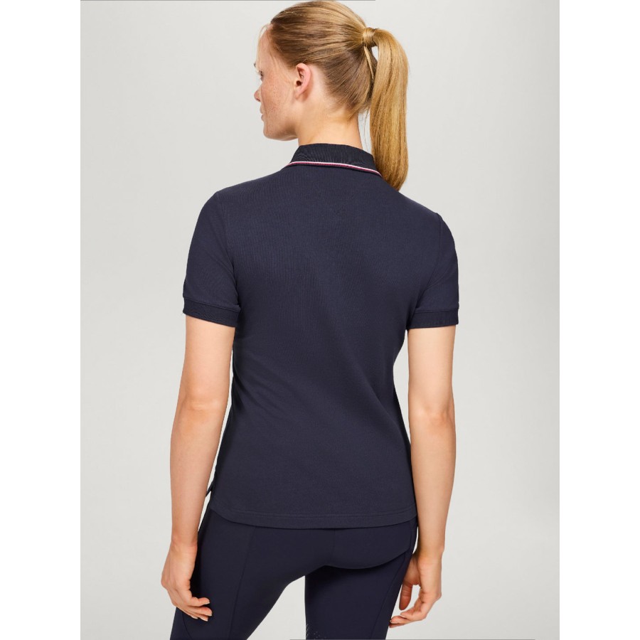 Tommy Hilfiger Camden Zip Polo Shirt Desert Sky - Image 4