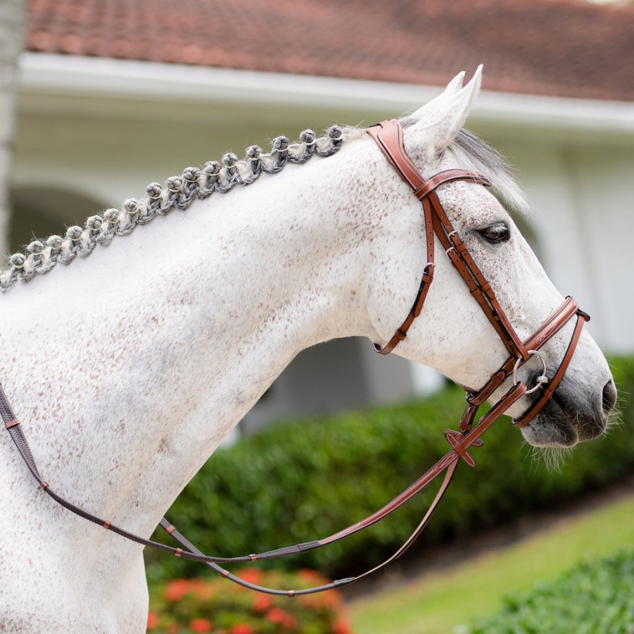 Milan Leather Bridle (convertible) - Light Brown - Image 4