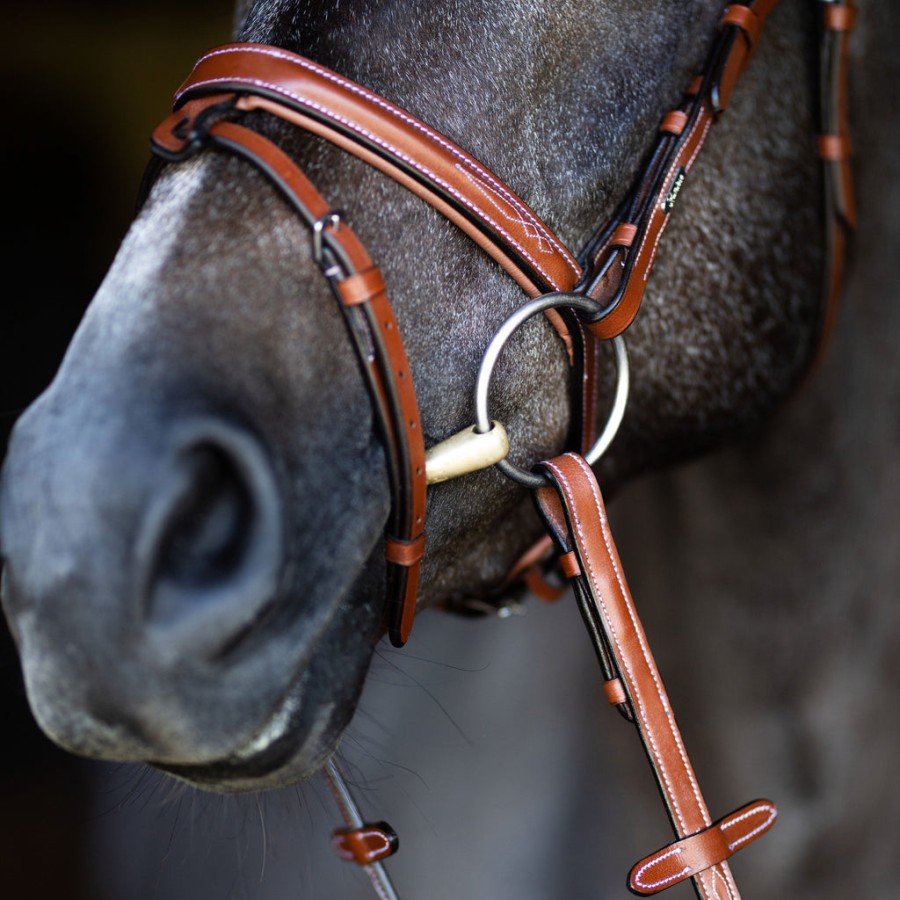 Milan Leather Bridle (convertible) - Light Brown - Image 5