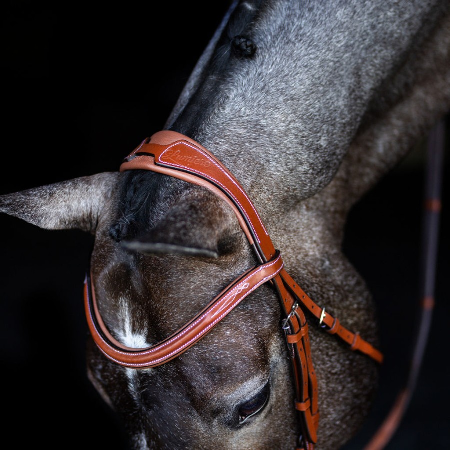 Milan Leather Bridle (convertible) - Light Brown - Image 3