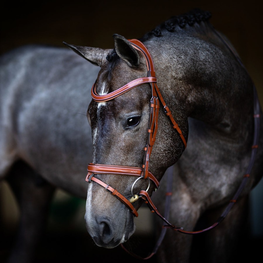 Milan Leather Bridle (convertible) - Light Brown - Image 2