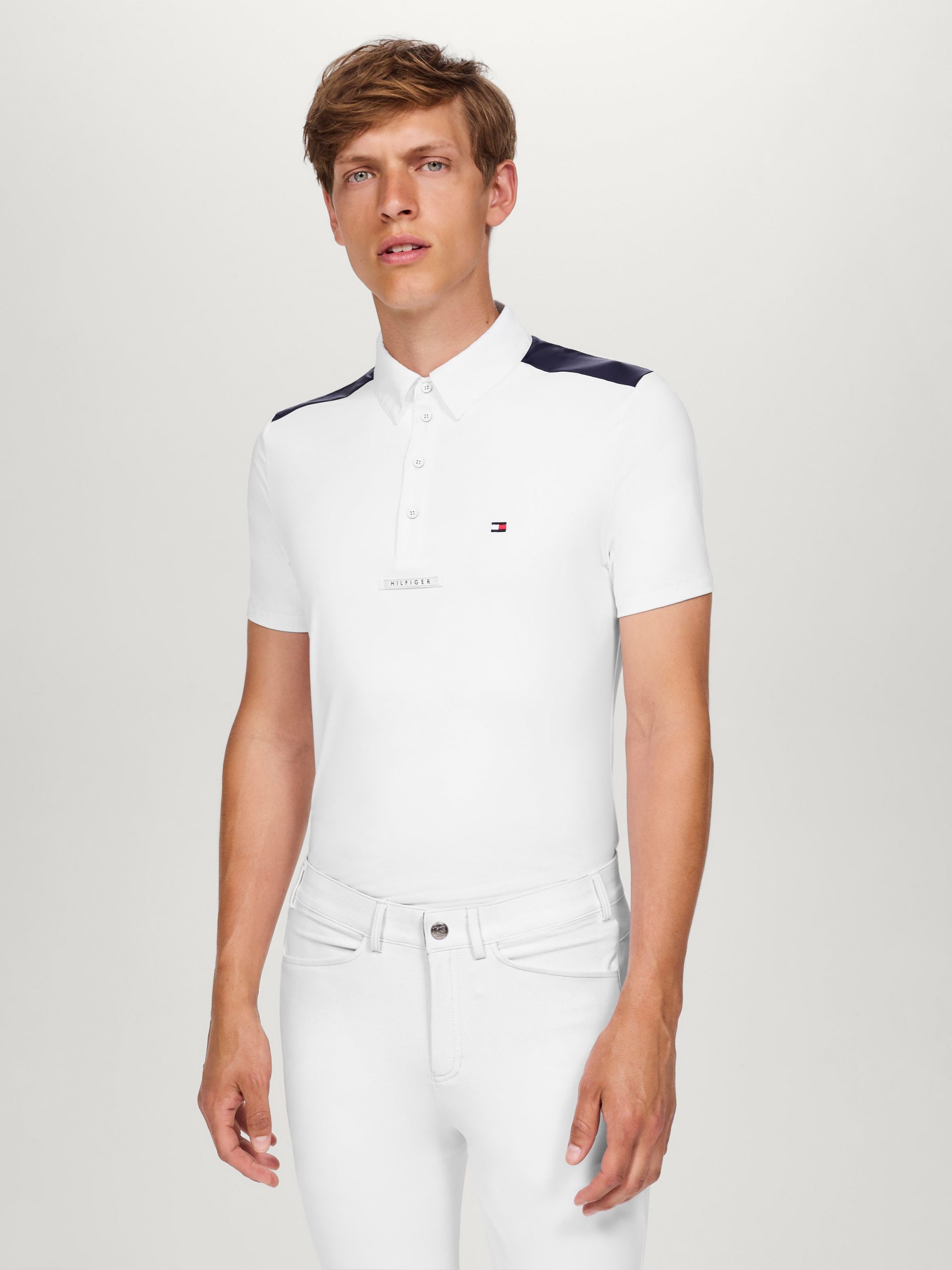 Tommy Hilfiger Mens Hamilton Show Shirt Optic White