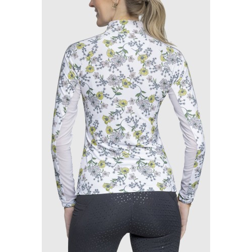 Alternative view of Kastel Long Sleeve Yellow Wild Poppies Shirt
