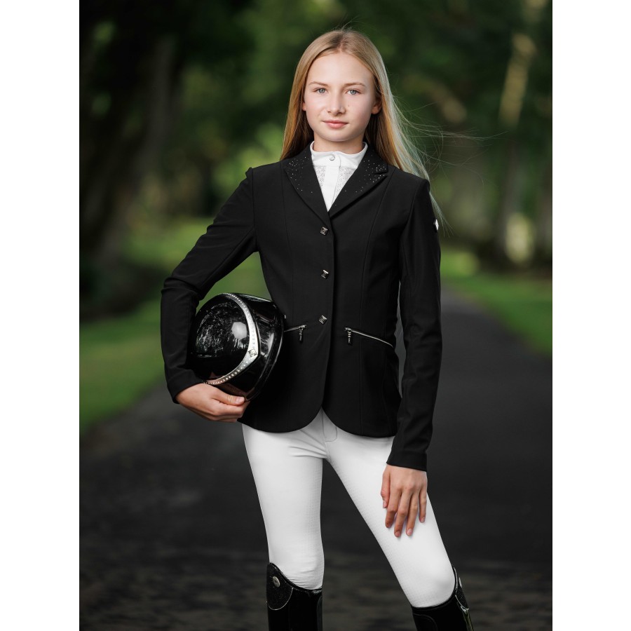 LeMieux Junior Pro Show Jacket Black - Image 2