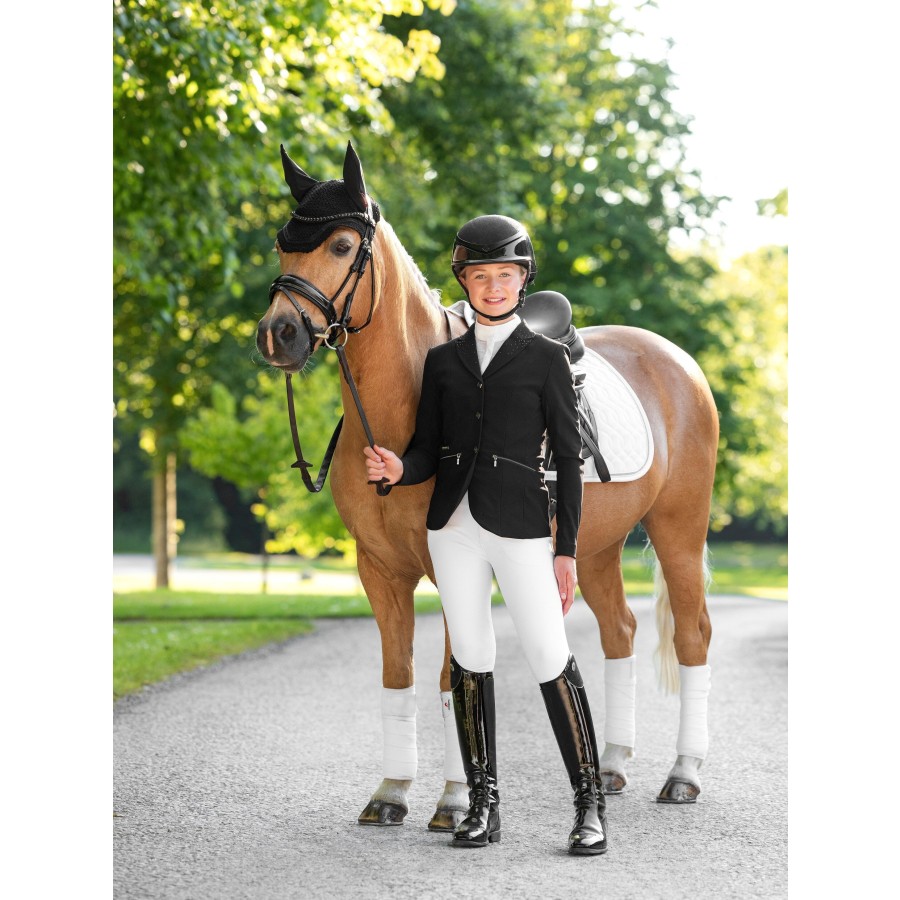 LeMieux Junior Pro Show Jacket Black - Image 4