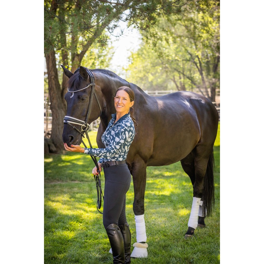 Kastel Long Sleeve Sailor Blue French Tulip Shirt - Image 3