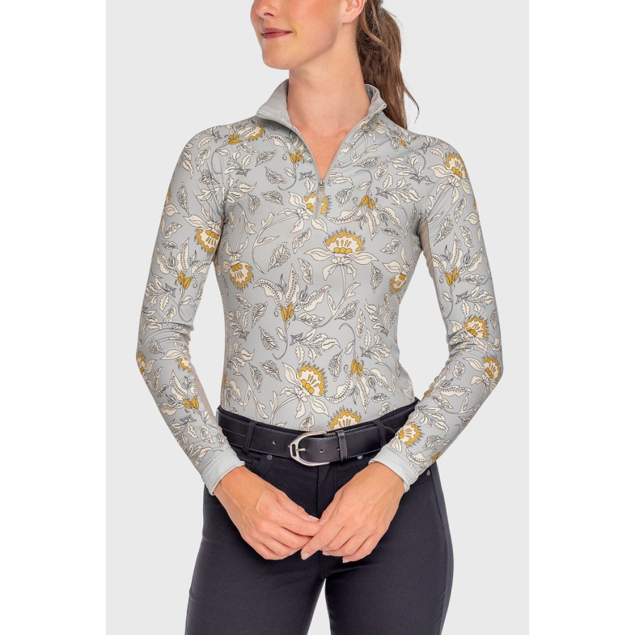 Kastel Long Sleeve Dove Vintage Jacobean Shirt