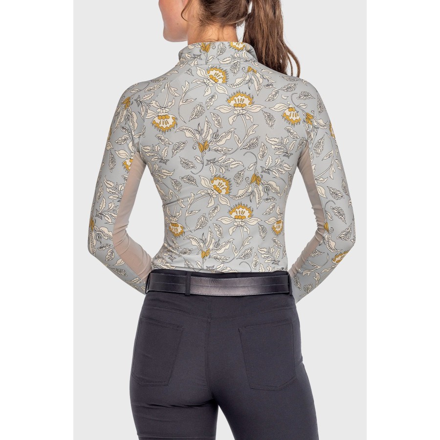 Kastel Long Sleeve Dove Vintage Jacobean Shirt - Image 2