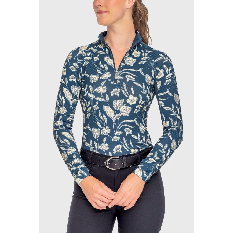 Kastel Long Sleeve Sailor Blue French Tulip Shirt