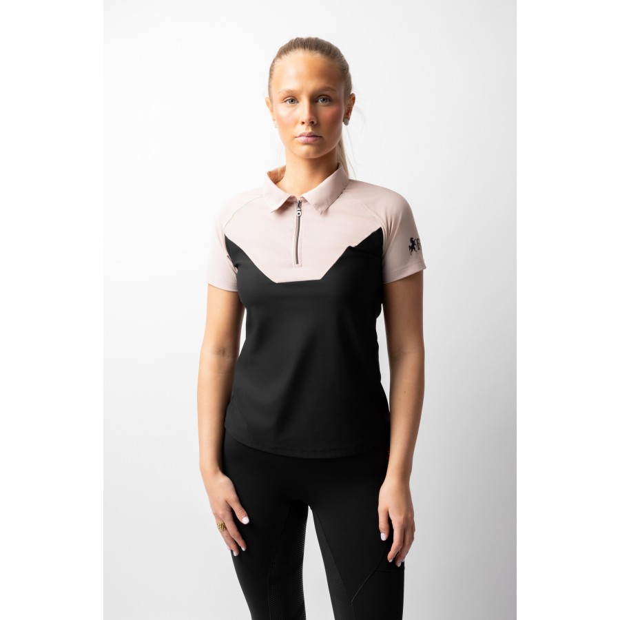 B Vertigo Giselle Polo Shirt Black Beauty - Image 2