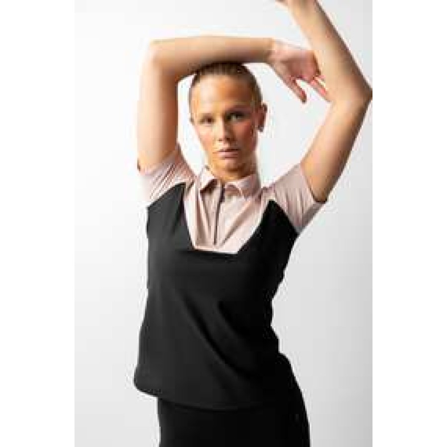 B Vertigo Giselle Polo Shirt Black Beauty - Image 5
