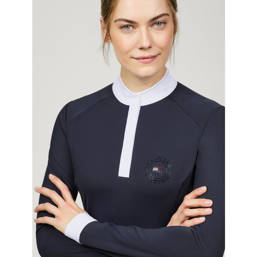 Tommy Hilfiger Taylor Rhinestone Show Shirt Desert Sky - Image 2