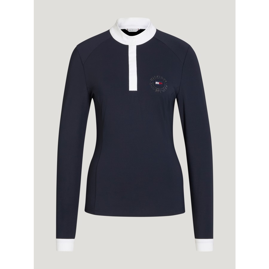 Tommy Hilfiger Taylor Rhinestone Show Shirt Desert Sky - Image 3