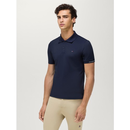 Tommy Hilfiger Davis Fresco Tech Polo Shirt Desert Sky