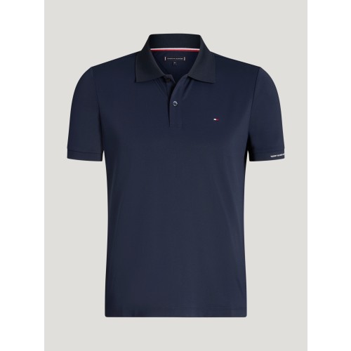 Alternative view of Tommy Hilfiger Davis Fresco Tech Polo Shirt Desert Sky
