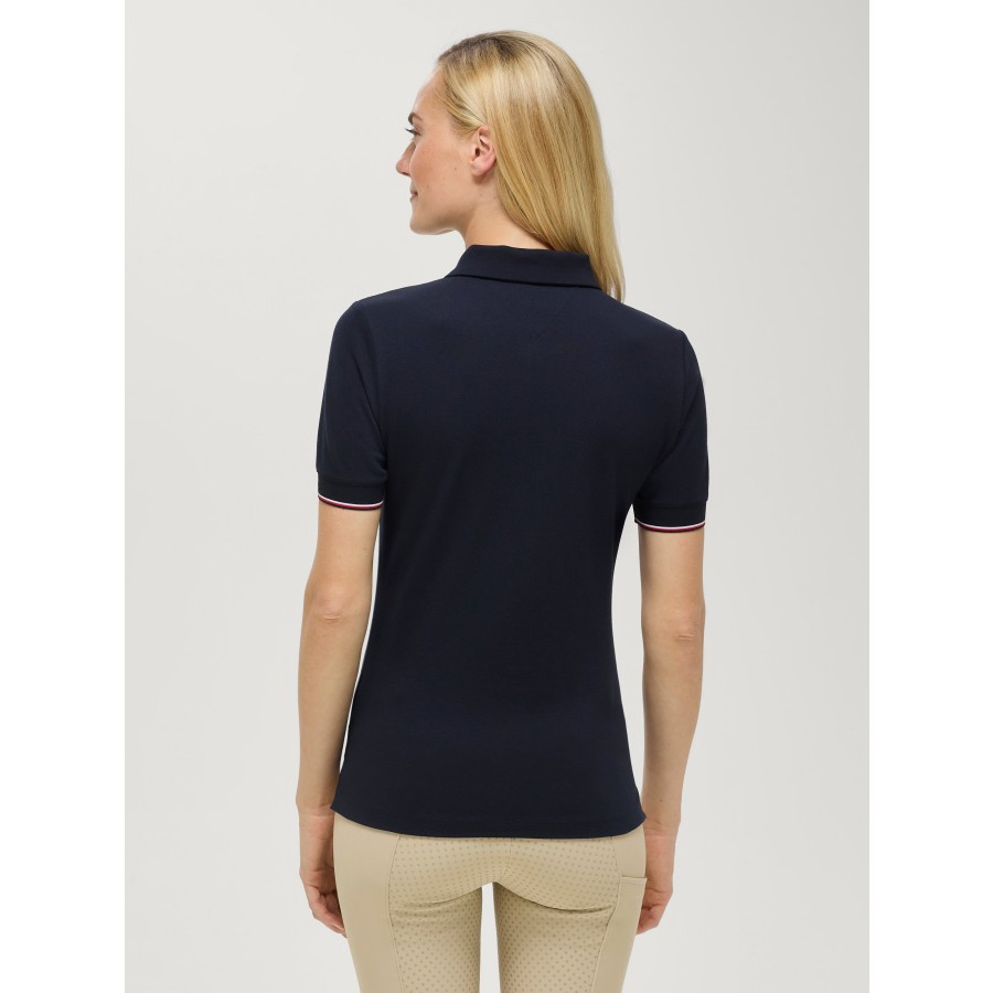 Tommy Hilfiger Anaheim Zip Polo Shirt Desert Sky - Image 3