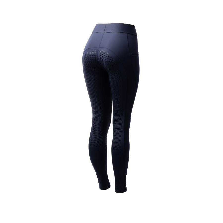 Horze Maia Full Grip Riding Tights Navy - Image 2