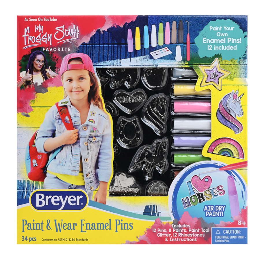 Breyer Activity Paint and Wear Enamel Pins