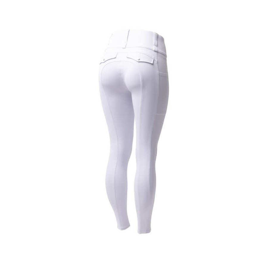 Horze Anya Full Grip Riding Tights White