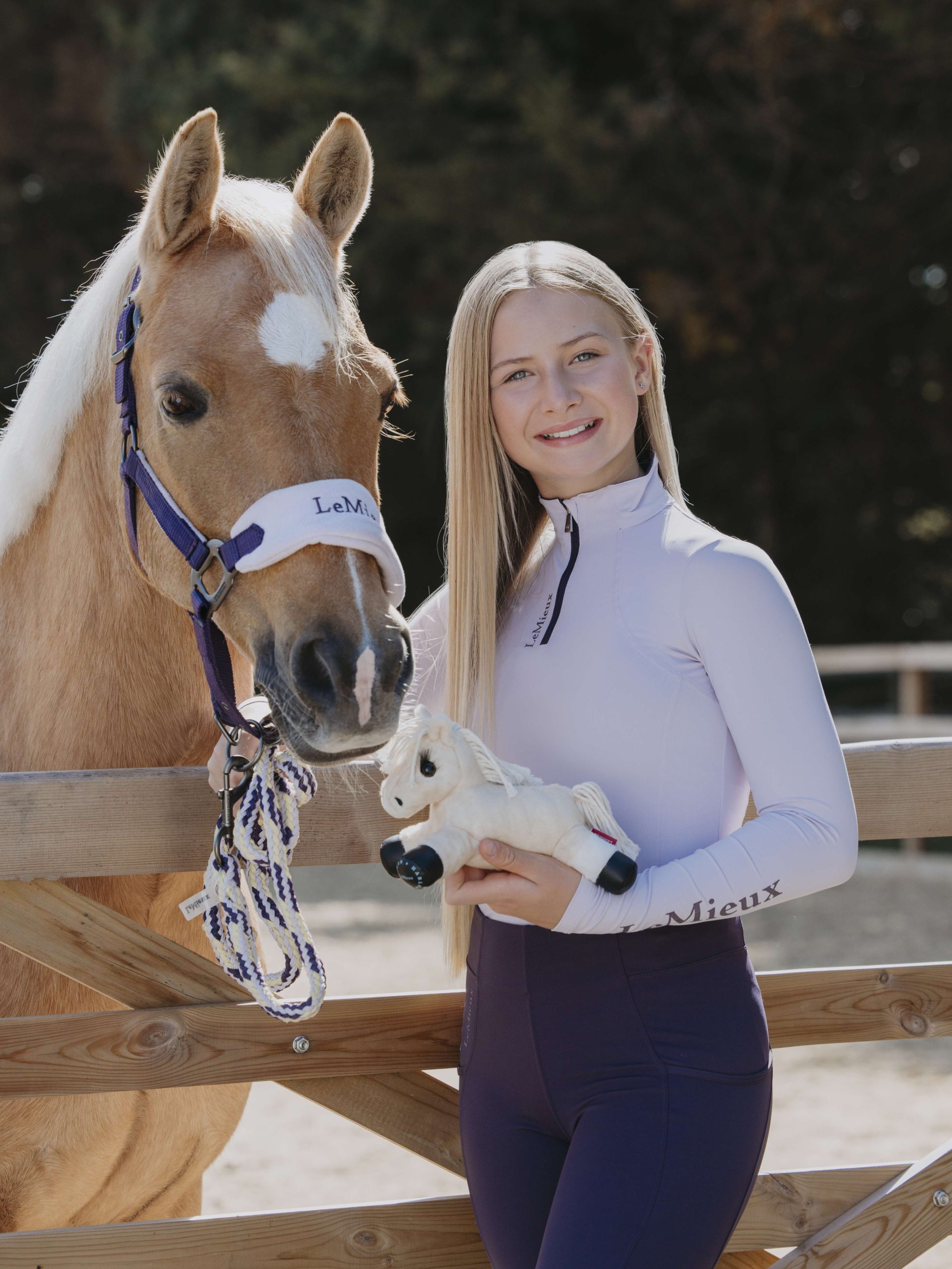 LeMieux Harlow Tiny Beanie Pony Popcorn - Image 2