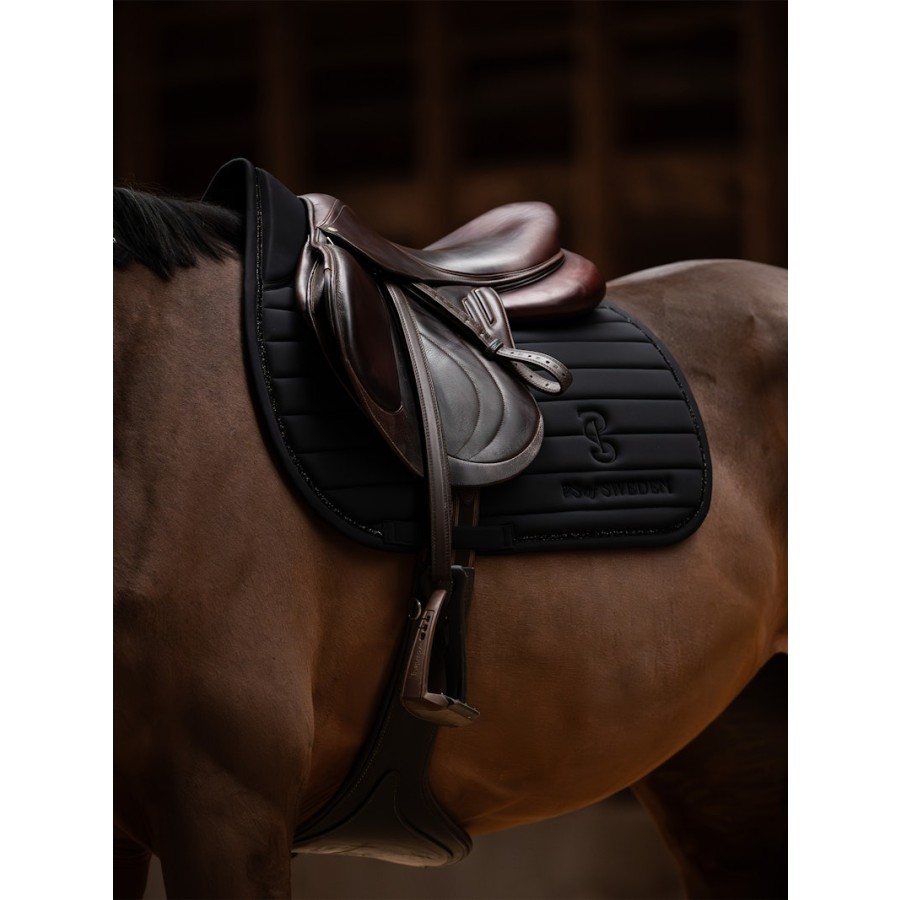 Saddle Pad PSOS Stripe Jump Black - Image 2