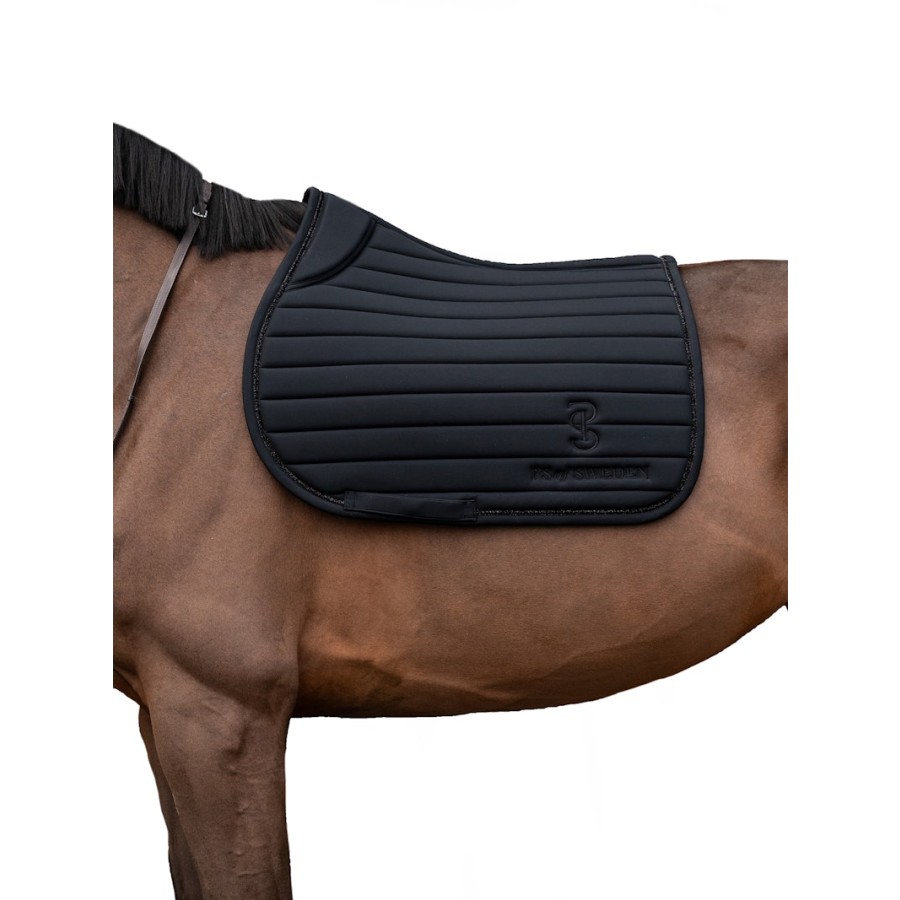 Saddle Pad PSOS Stripe Jump Black - Image 9