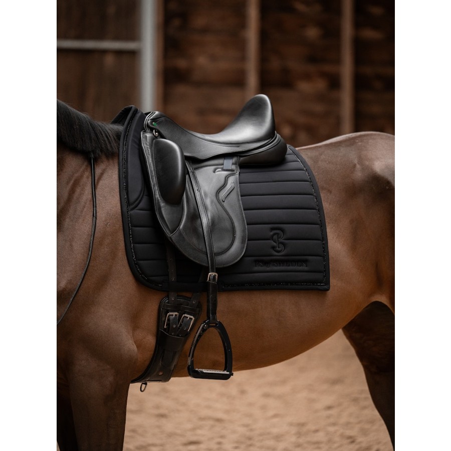 Saddle Pad PSOS Stripe Dressage Black - Image 4