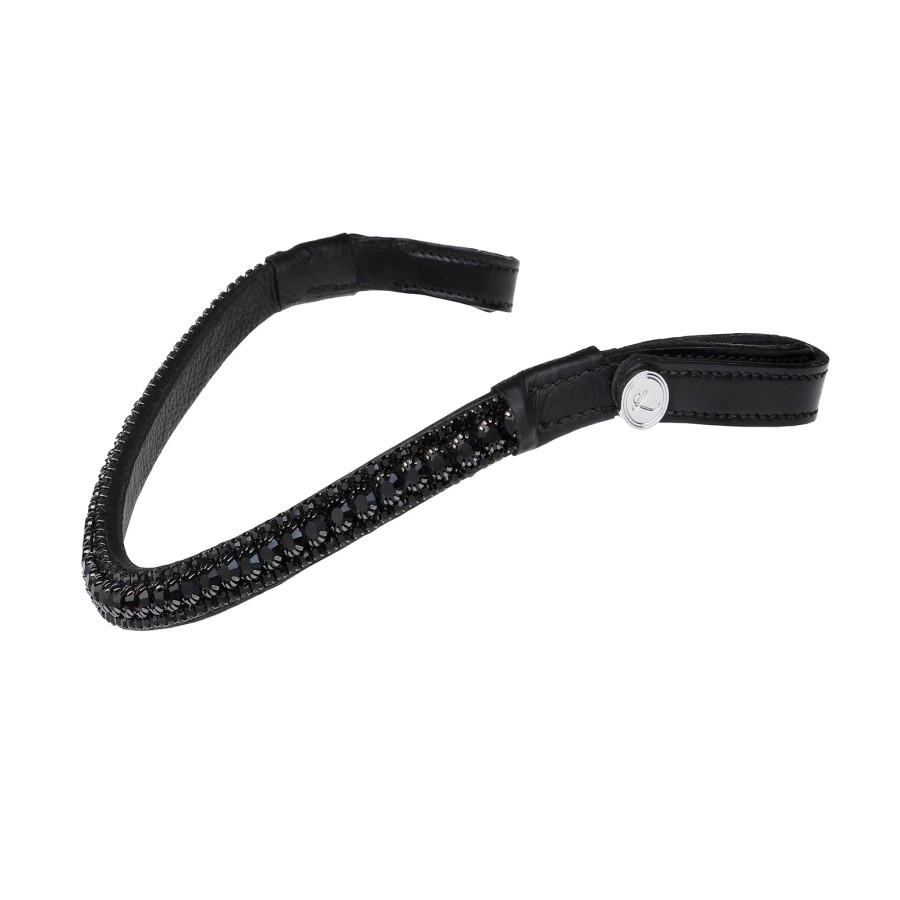 Browband Lumiere Solitaire Black Crystal - Image 2