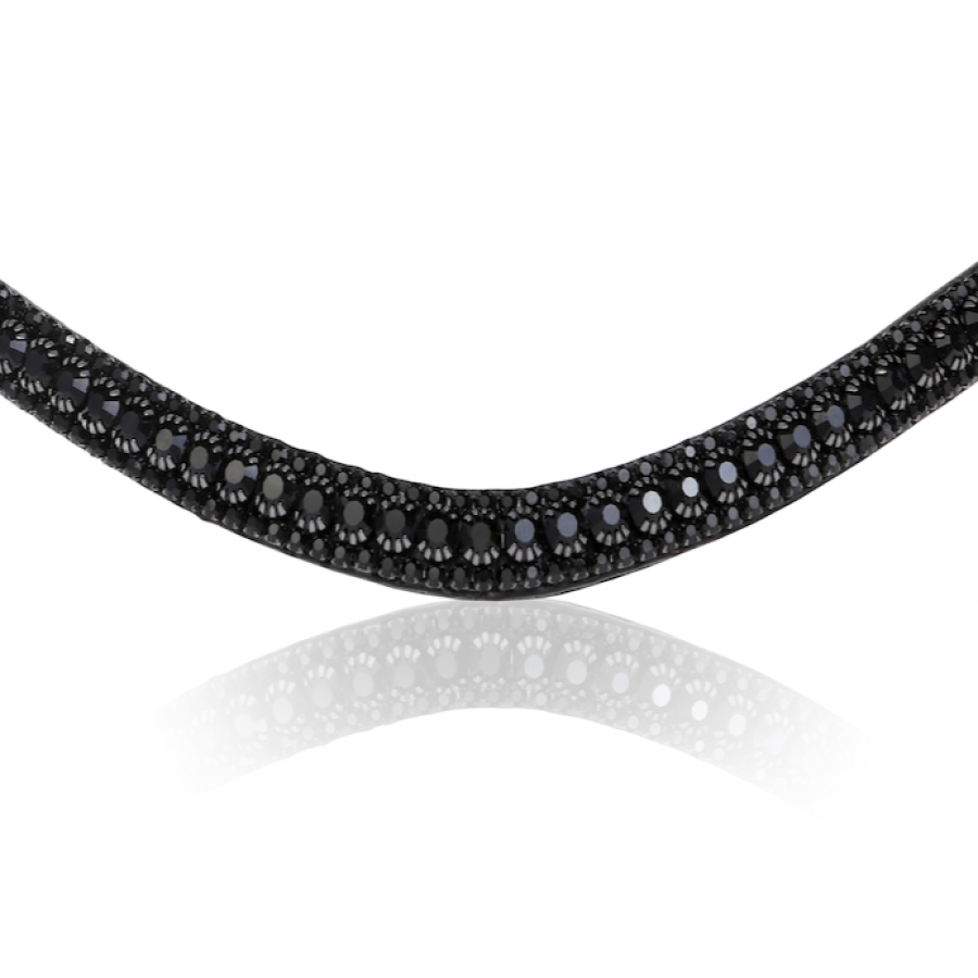 Browband Lumiere Solitaire Black Crystal - Image 3