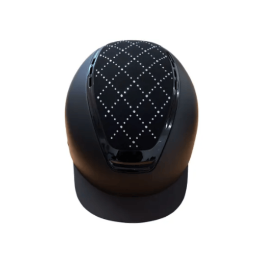 Eurohunter Cattai Crossed Crystal Helmet Black