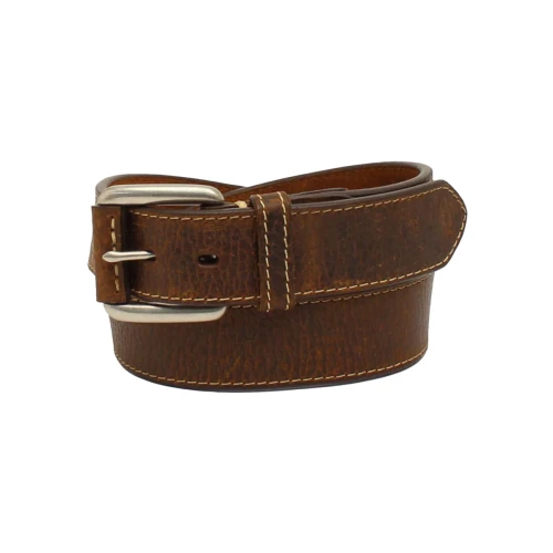 Ariat Mens Single Piece Belt Brown 1-1/2 Inch
