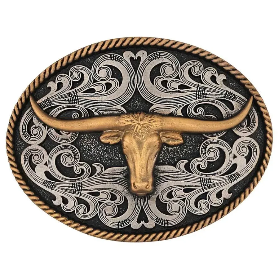 Attitude Western Buckle -LongHorn Cowboy - Image 4