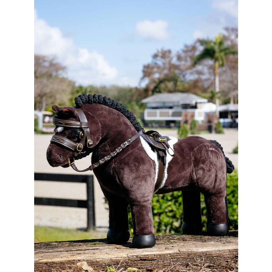 LeMieux Toy Pony Hunter Saddle Pad and Girth Brown - Image 4