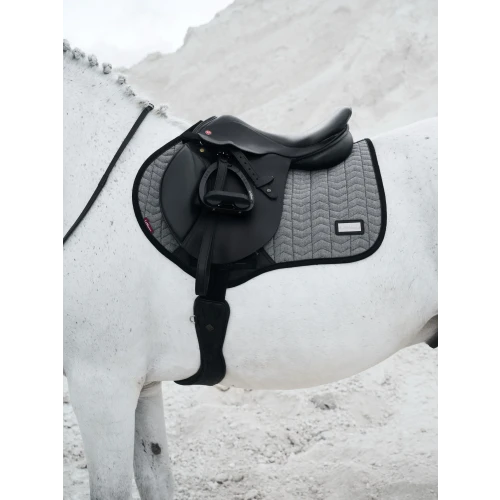 Alternative view of LeMieux Aspen CC Square Herringbone Saddle Pad