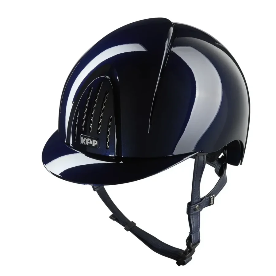 KEP Smart Nova Helmet Standard Visor Metal Polish Blue