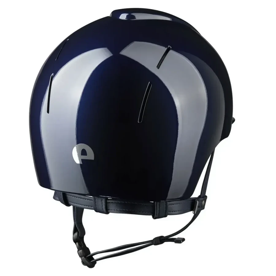 KEP Smart Nova Helmet Standard Visor Metal Polish Blue - Image 2