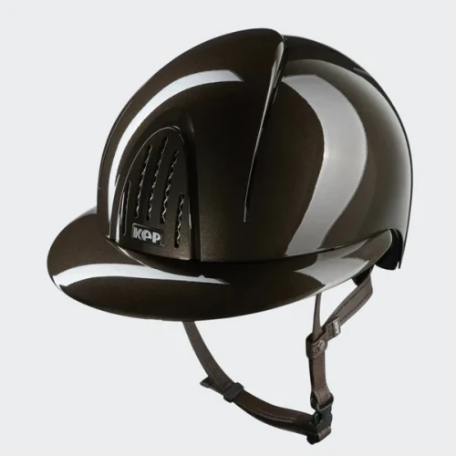 KEP Smart Nova Helmet Standard Visor Metal Polish Brown