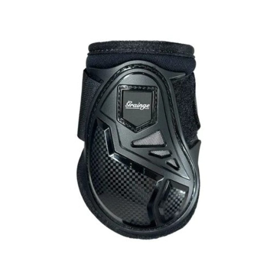 Grainge Memory Foam Protection Fetlock Boots Black