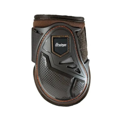 Grainge Memory Foam Protection Fetlock Boots Brown