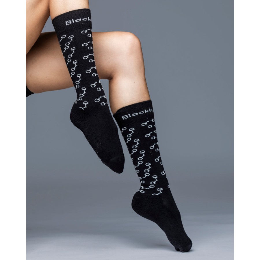 BlackHorse Merino Wool Socks Black Bits