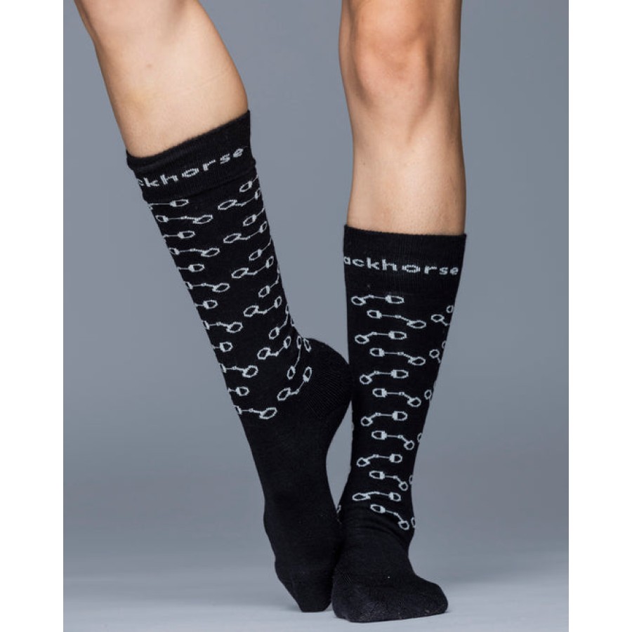 BlackHorse Merino Wool Socks Navy Bits