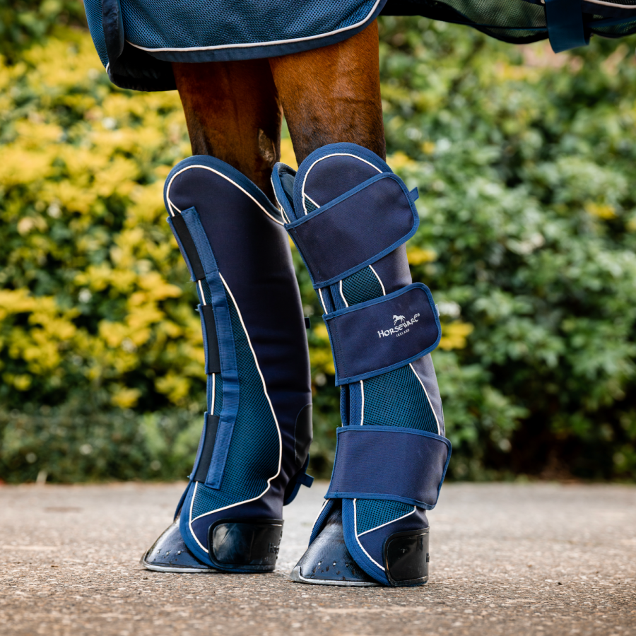 Horseware Signature Travel Boots Navy - Image 3