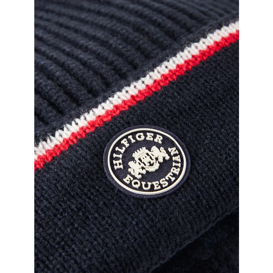 Tommy Hilfiger Kent Knitted Beanie Desert Sky - Image 3