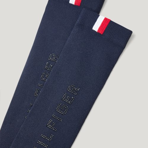 Tommy Hilfiger Erie Rhinestone Riding Socks Desert Sky - Image 3