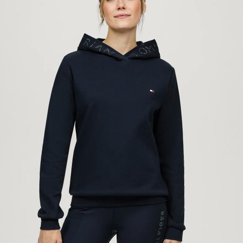 Tommy Hilfiger Laurens Rhinestone Hoodie Desert Sky