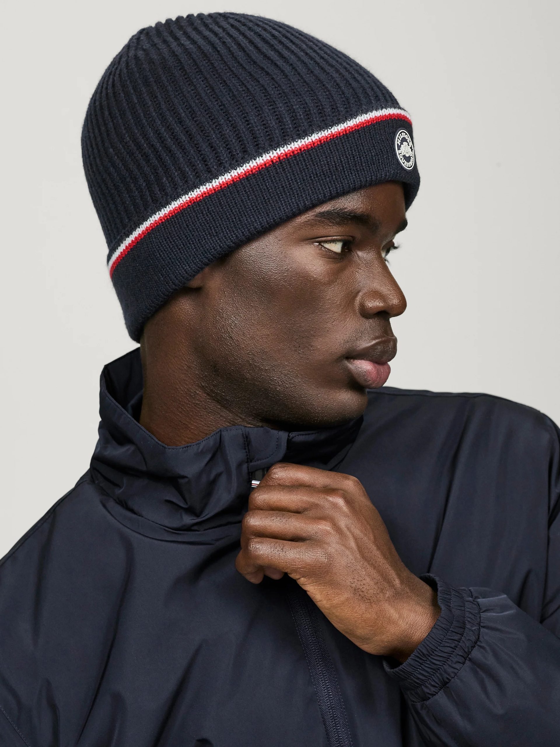 Tommy Hilfiger Kent Knitted Beanie Desert Sky