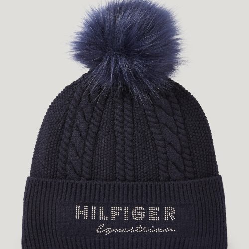 Tommy Hilfiger Perry PomPom Beanie Desert Sky - Image 3