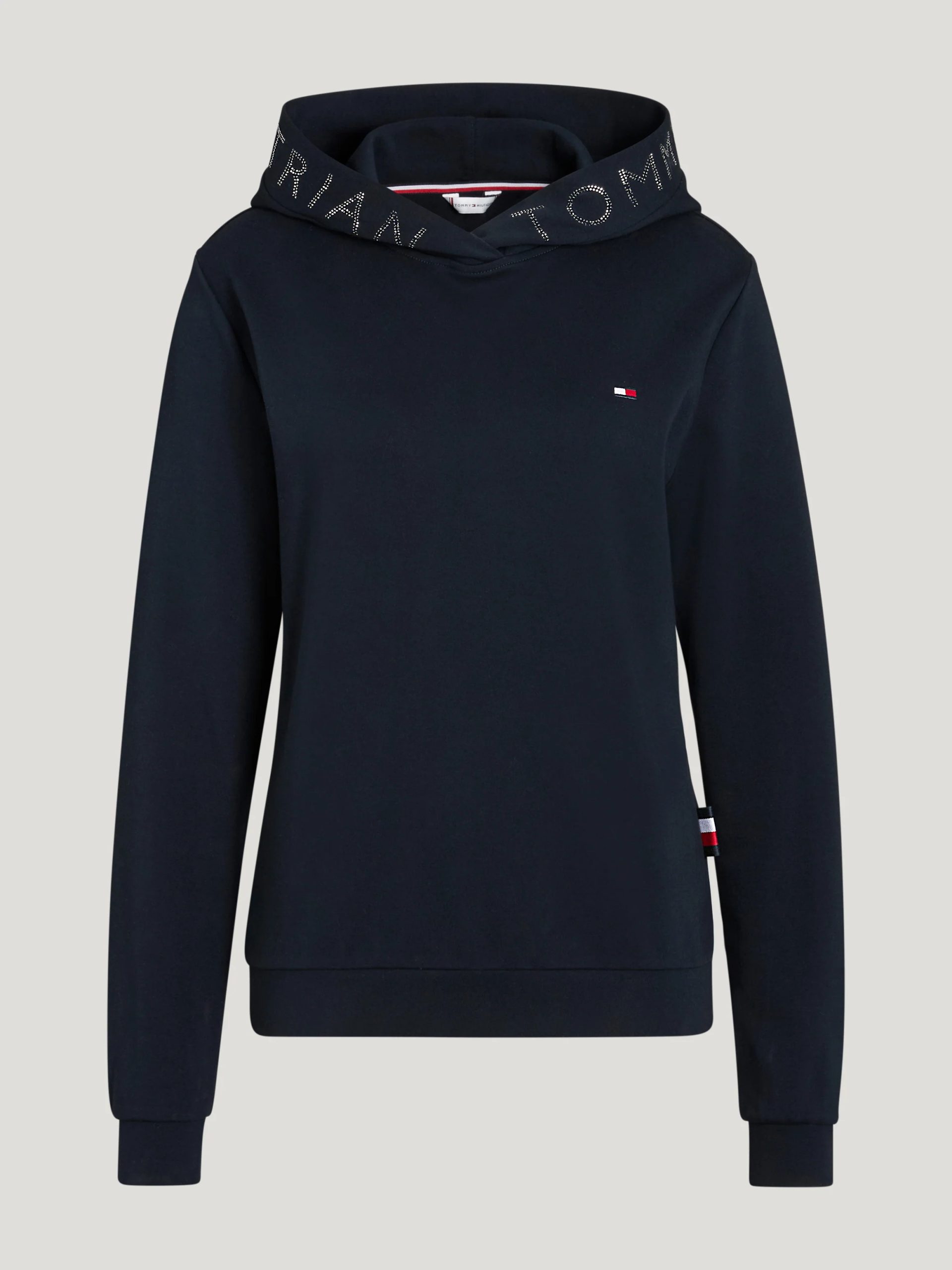 Tommy Hilfiger Laurens Rhinestone Hoodie Desert Sky - Image 5