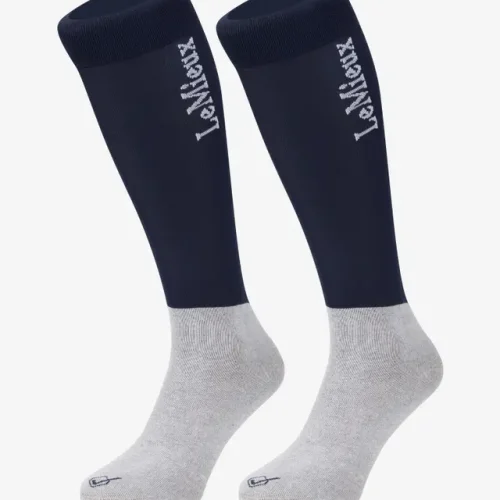 LeMieux Competition Sock Twin Pack Navy
